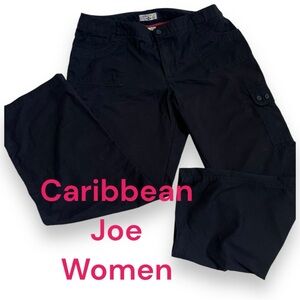 😎Plus Sz Caribbean Joe Women’s Cargo Utility Pants Sz 16 W